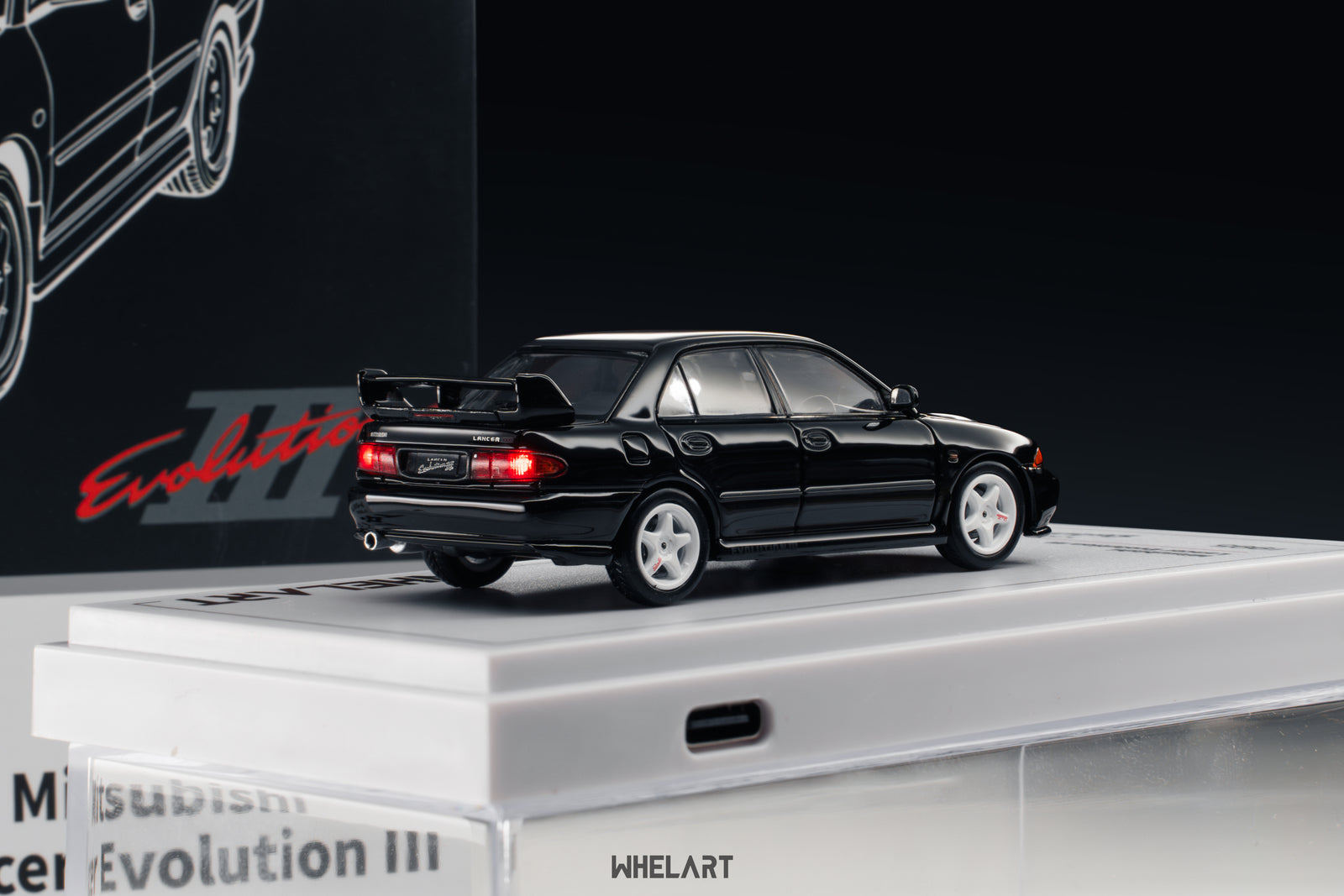 1:64 MITSUBISHI Lancer Evolution 3 Black