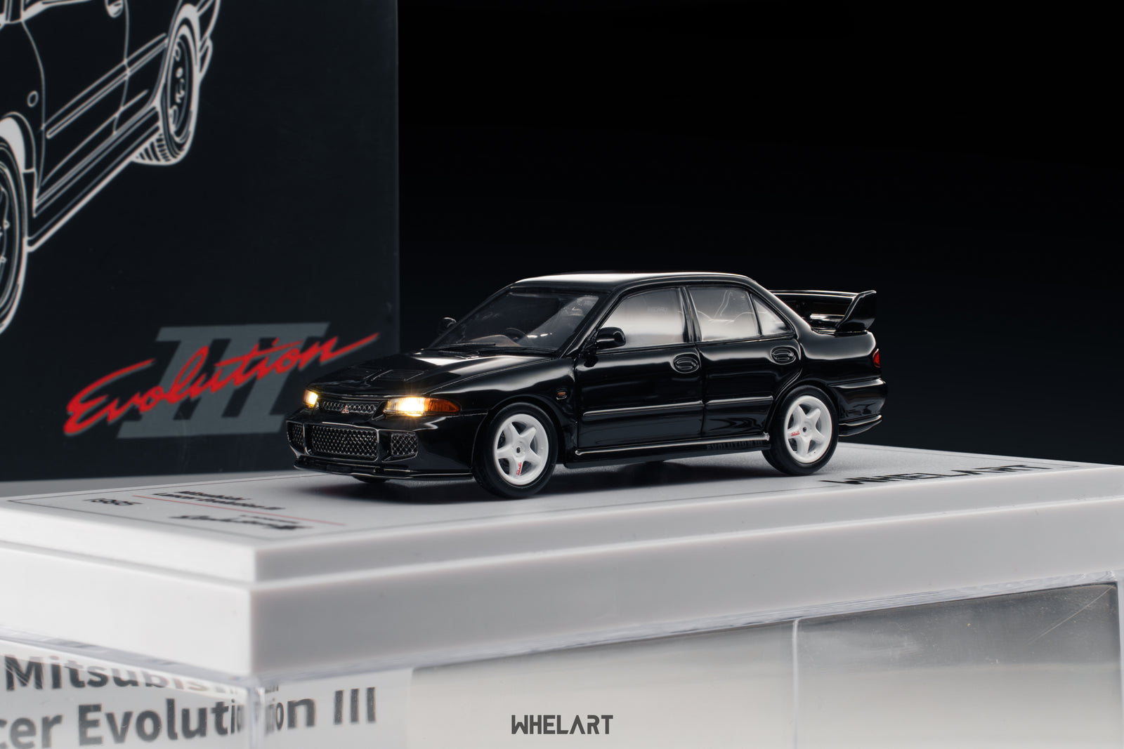 1:64 MITSUBISHI Lancer Evolution 3 Black