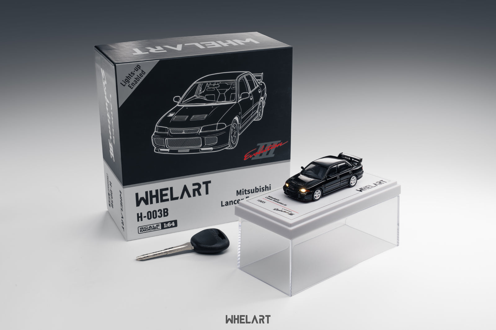 1:64 MITSUBISHI Lancer Evolution 3 Black